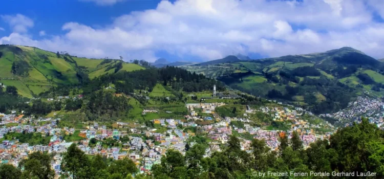 Ausflugsziele in Ecuador Hauptstadt Quito Sehenswürdigkeiten